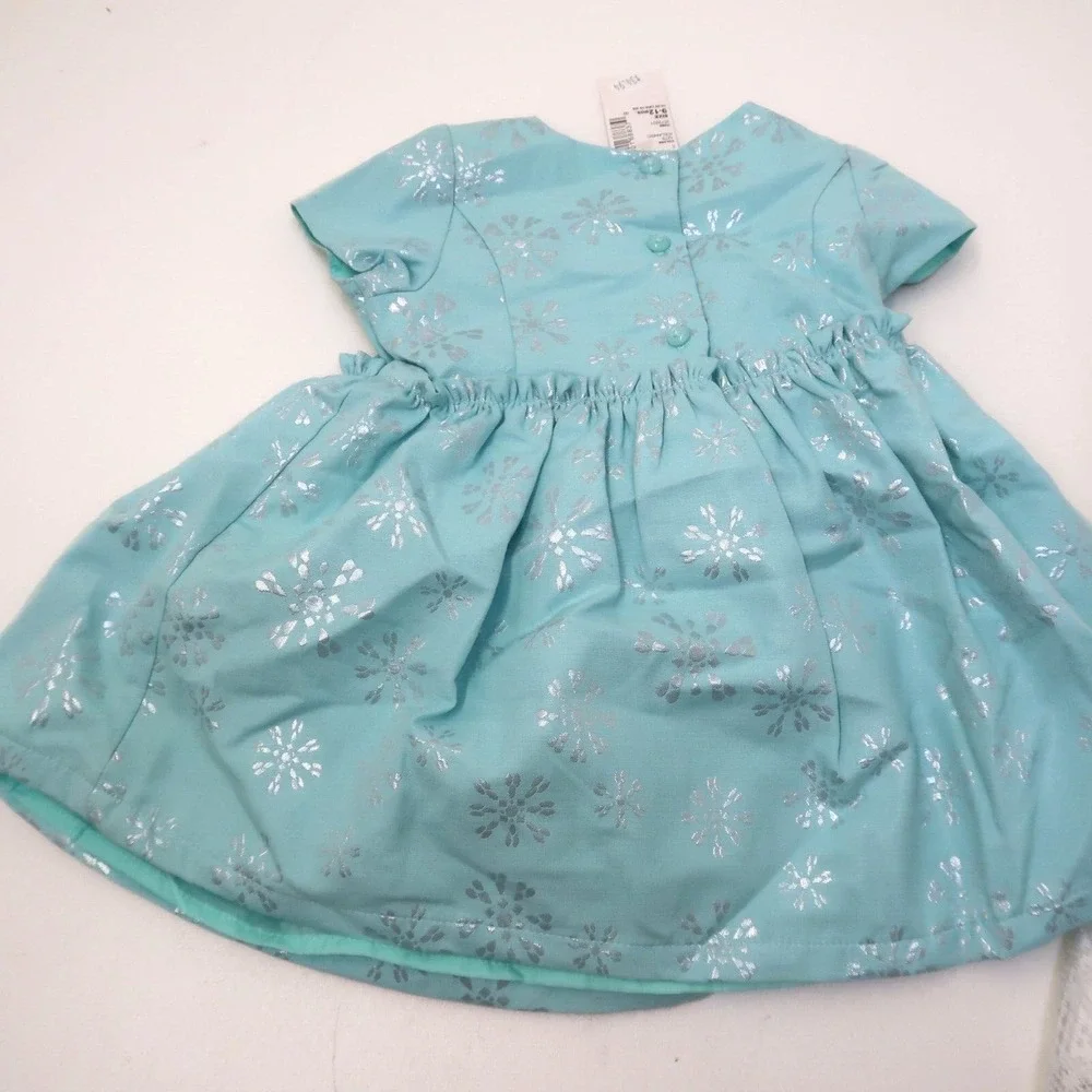 The‎ Childrens Place Teal Turquoise & George White Lace Dress Size 18M